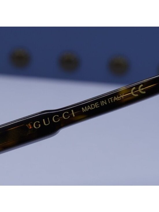 Gucci GG0556OJ 002 Square Eyeglasses - Havana 47mm main image 8